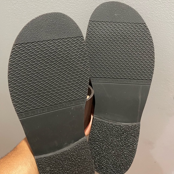 Custom Hand Made stylish slippers Brown Sz 44 - Picture 9 of 10